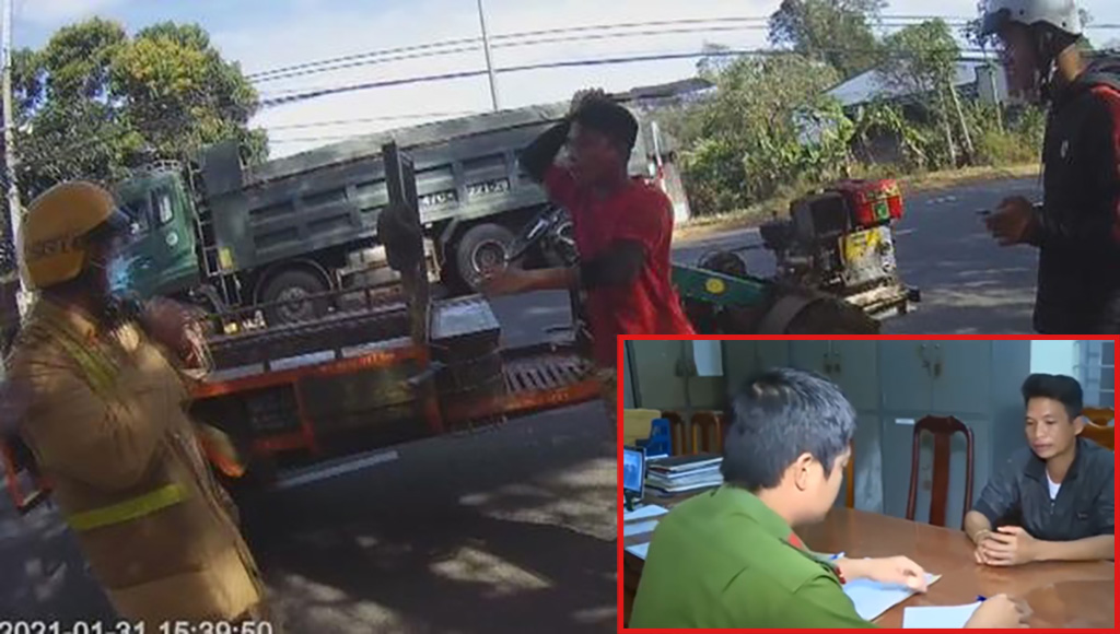 Bắt kẻ cầm dao chém lực lượng CSGT đang làm nhiệm vụ ở Đắk Lắk