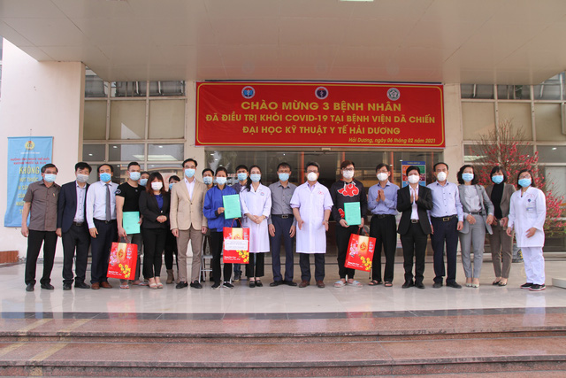 Hải Dương 3 bệnh nhân mắc COVID-19 đầu tiên ở tâm dịch đã khỏi bệnh