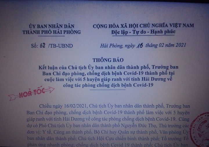 Hải Phòng Tạm dừng hoạt động của các nhà hàng dịch vụ ăn uống, cà phê, giải khát, rạp chiếu phim từ 20 giờ ngày 1622021