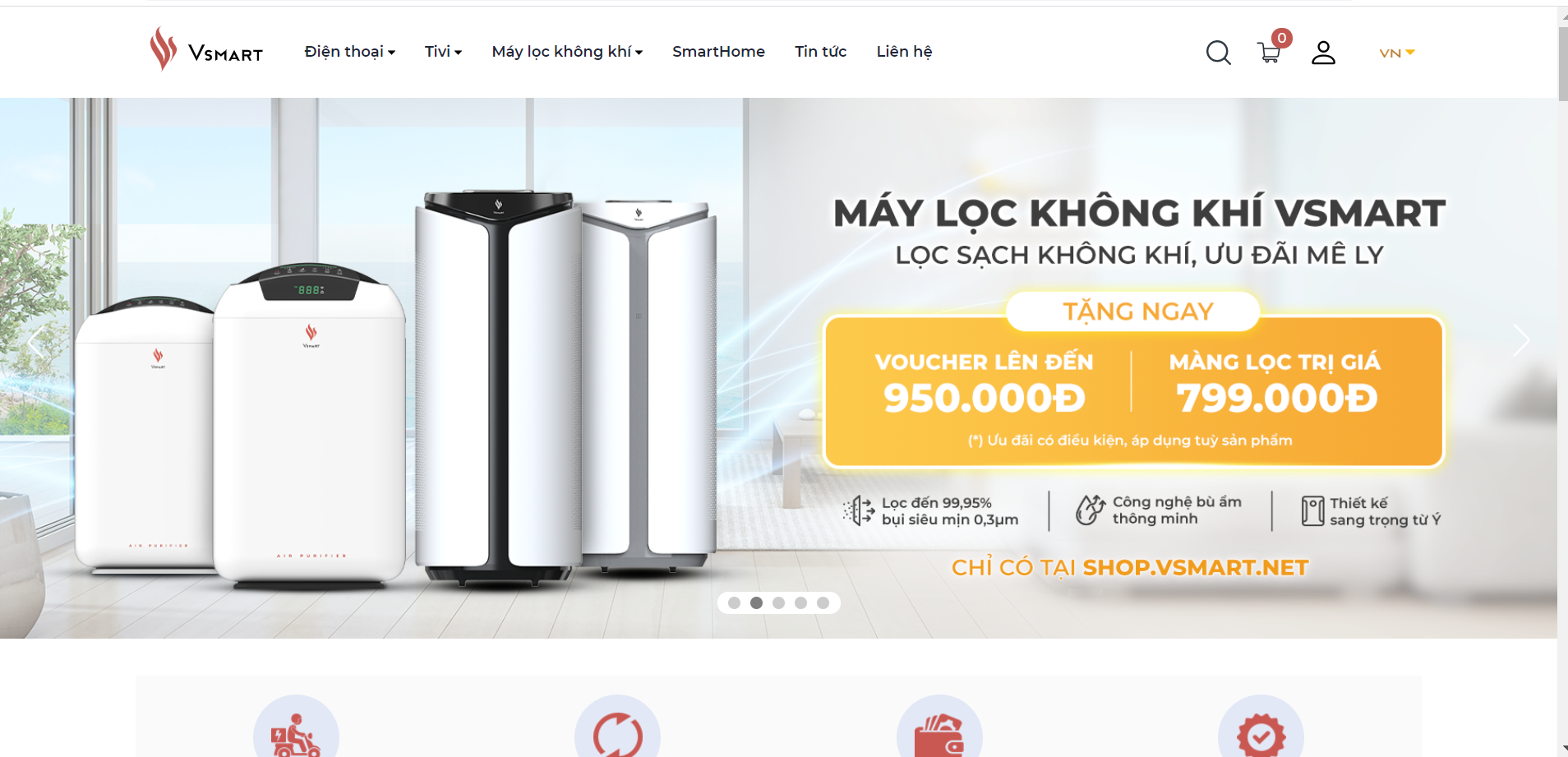 Vingroup bất ngờ ra mắt trang thương mại điện tử bán hàng độc quyền