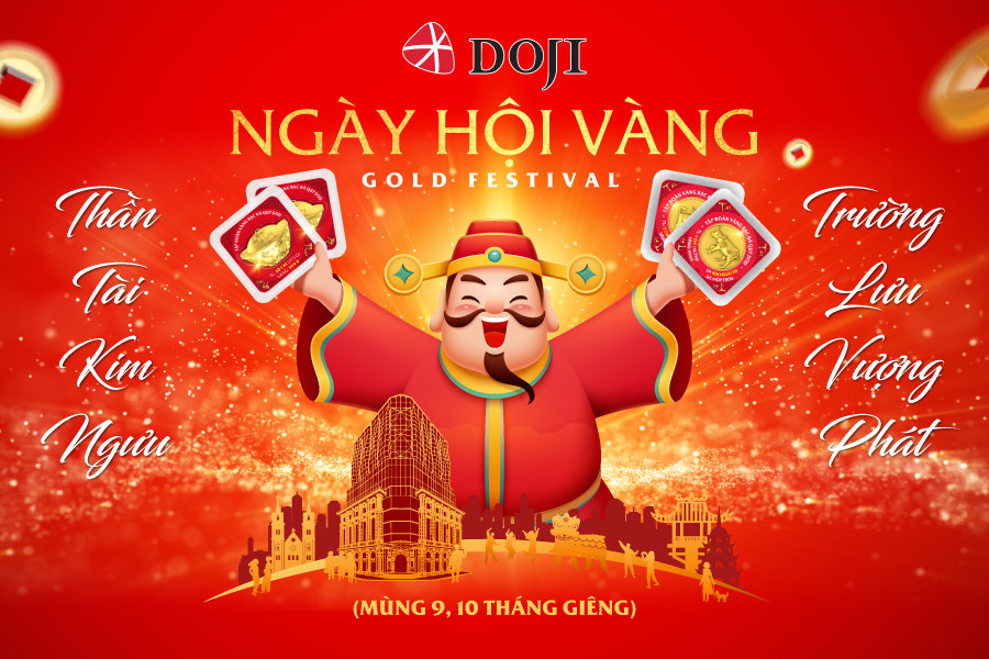 Cơ hội trúng ngay hàng chục lượng vàng trong “Ngày hội Vàng”  tại DOJI Tower