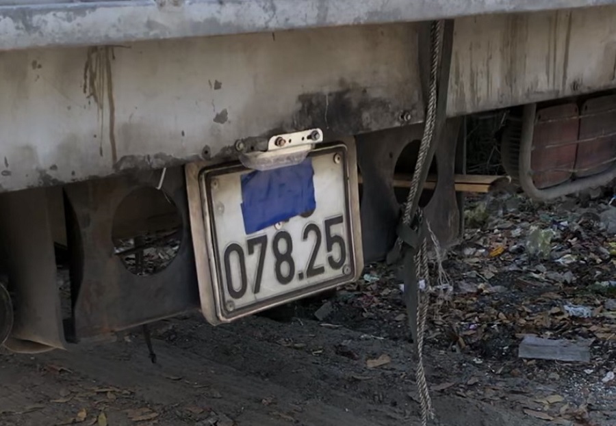 Tài xế xe tải từ Hải Dương vào Bình Dương che biển số để trốn cách ly