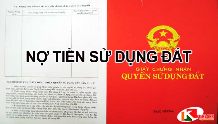 Thay đổi thời điểm thanh toán nợ tiền sử dụng đất từ 132021