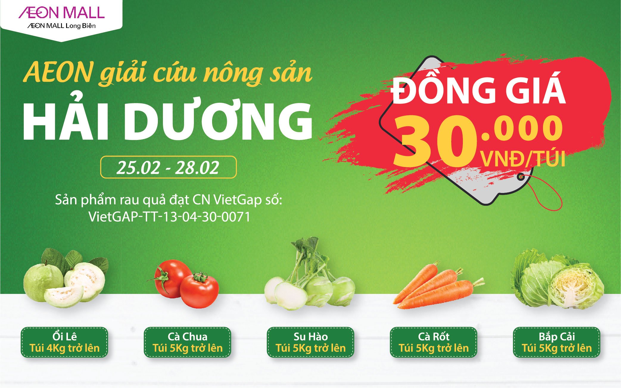 Thêm chuỗi siêu thị chung tay giải cứu nông sản Hải Dương