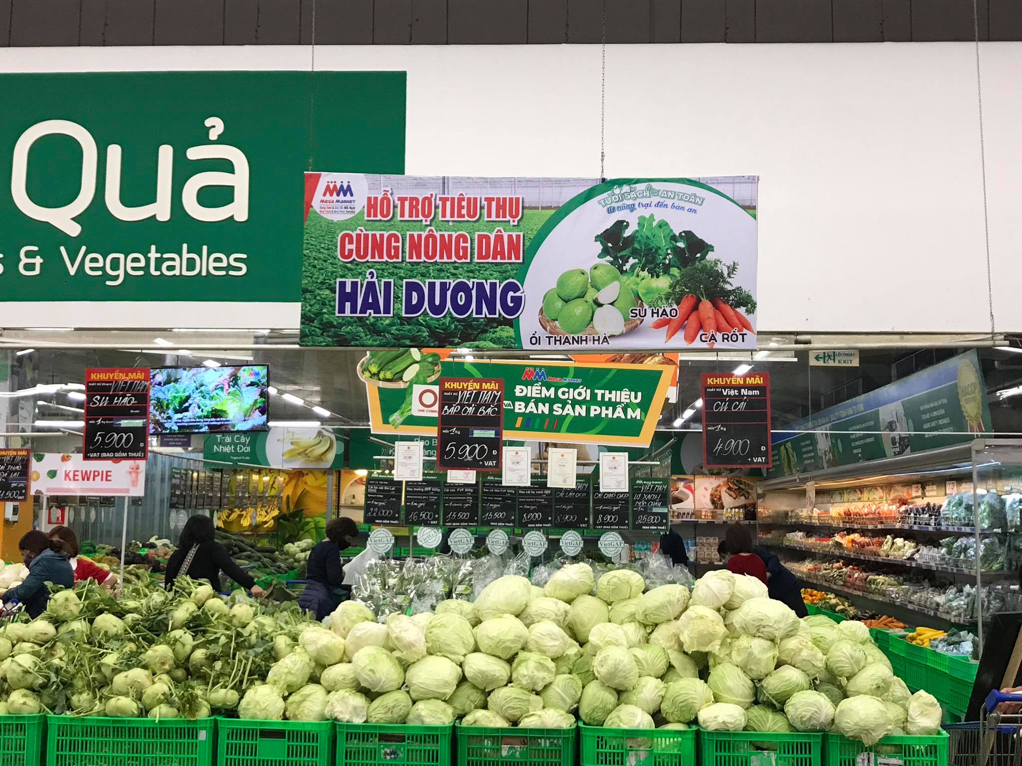 Hà Nội Chuỗi siêu thị bán lẻ BigC, MM Mega Market cùng giải cứu nông sản Hải Dương