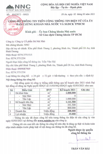 NNC đặt mục tiêu kinh doanh và lợi nhuận giảm mạnh trong năm 2021