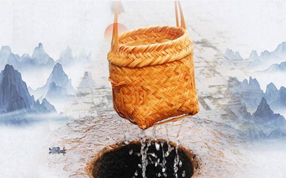 Bị yêu cầu khó Dùng giỏ thưa múc nước, người đàn ông trả lời sâu cay bằng bài học Mạnh thì dùng sức, yếu thì ta dùng mưu!