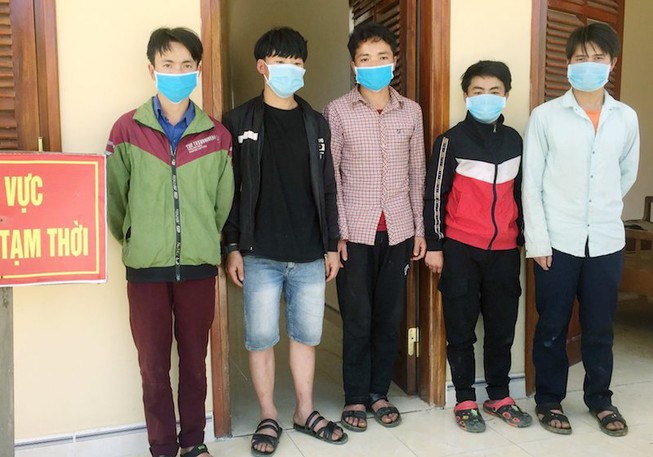 Quảng Nam Bắt giữ 5 người nhập cảnh trái phép