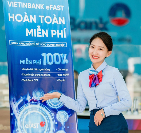 VietinBank miễn 20 loại phí cho doanh nghiệp