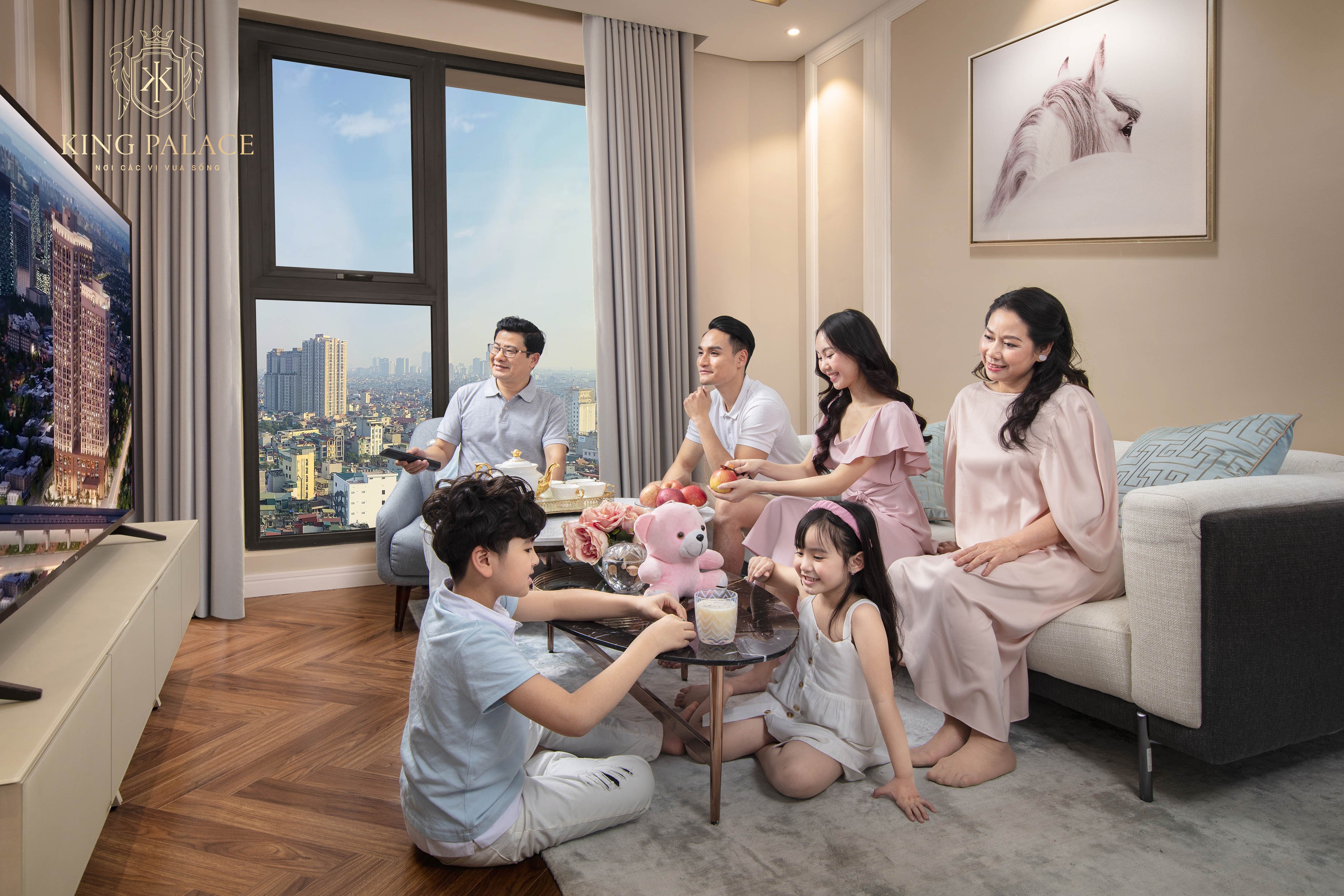 Khoảnh khắc yêu thương trong từng không gian sống tại King Palace