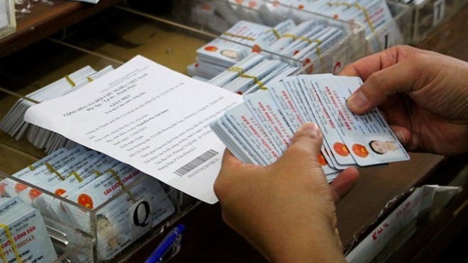 Các bước làm thủ tục cấp căn cước công dân gắn chip điện tử