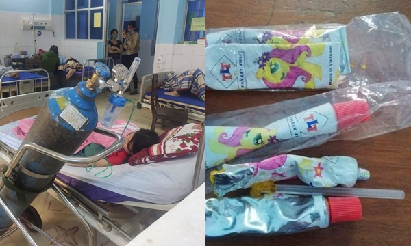 Quảng Bình Ba học sinh ngộ độc sau khi sử dụng kẹo thổi bong bóng mua trước cổng trường