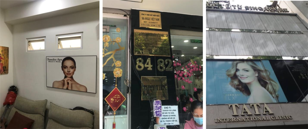 TPHCM Đình chỉ hoạt động 3 cơ sở thẩm mỹ trái phép