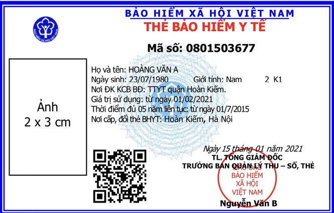 Thủ tục đổi thẻ bảo hiểm y tế mẫu mới từ 0142021