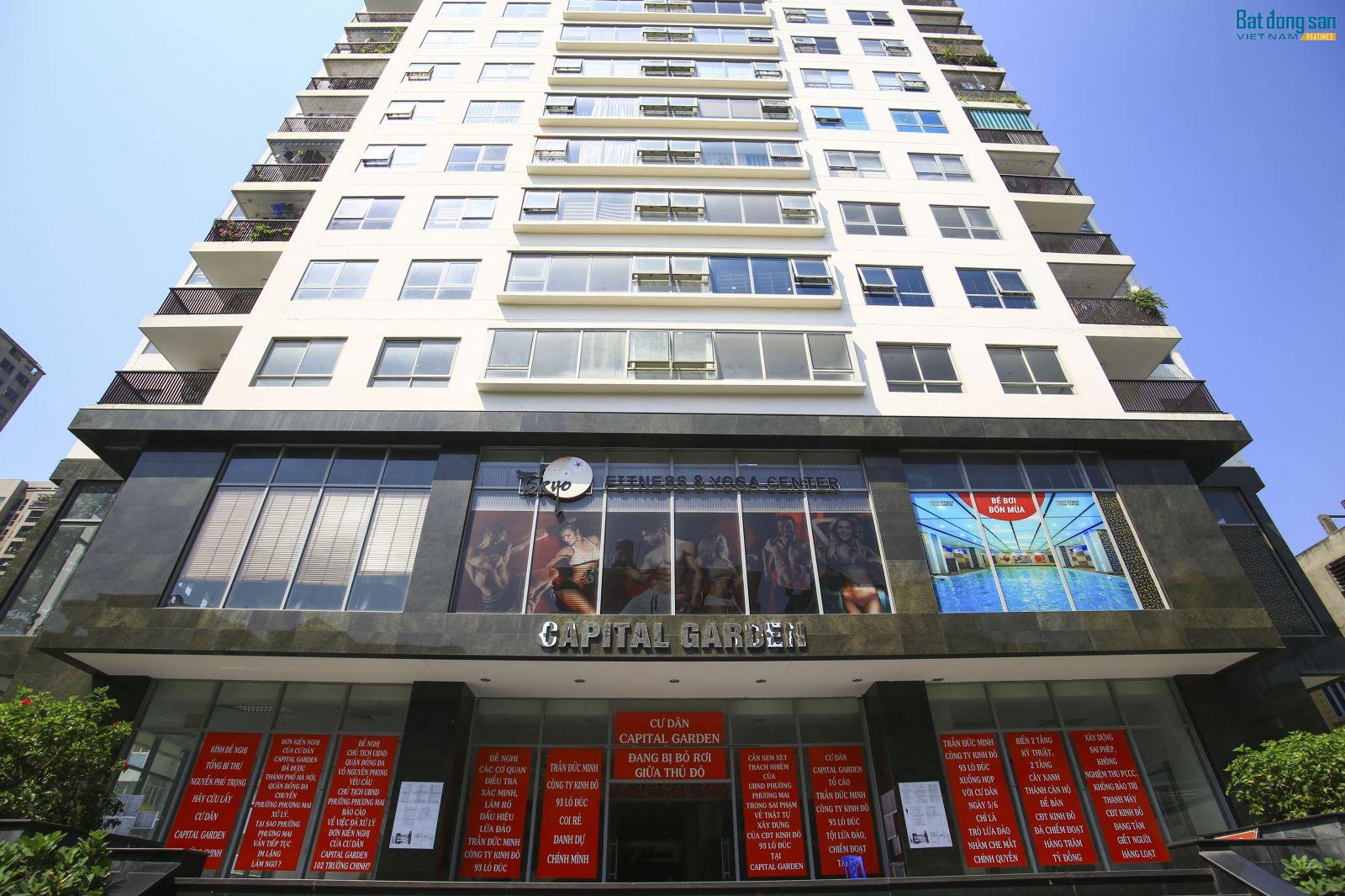 CĐT và BQL Chung cư Capital Garden nói gì về những “lùm xùm” liên quan các hộ dân