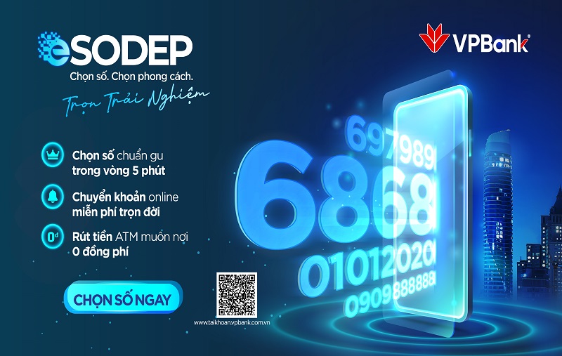 5 phút sở hữu tài khoản số đẹp VPBank hoàn toàn trực tuyến và miễn phí
