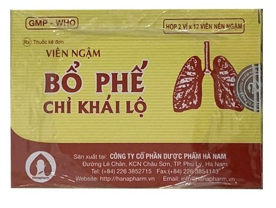 Thu hồi lô thuốc Bổ phế chỉ khái lộ vi phạm tiêu chuẩn chất lượng
