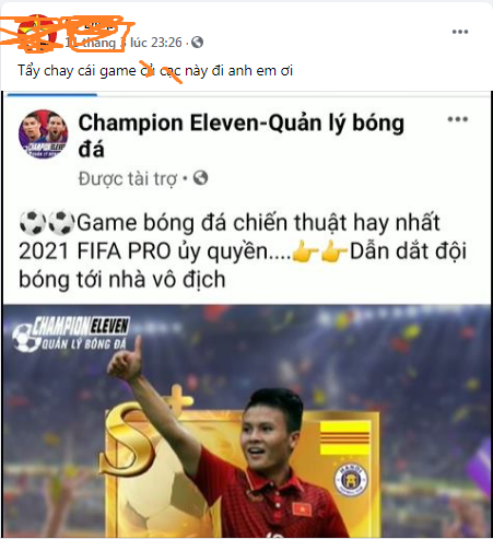 Trò chơi điện tử Champion Eleven dùng trái phép hình ảnh Quang Hải, tạo phốt cho ‘nổi’ nhưng ‘hố’