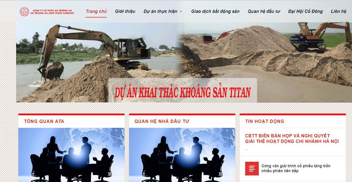 An Trường An kinh doanh thụt lùi, cứ đầu tư là lỗ