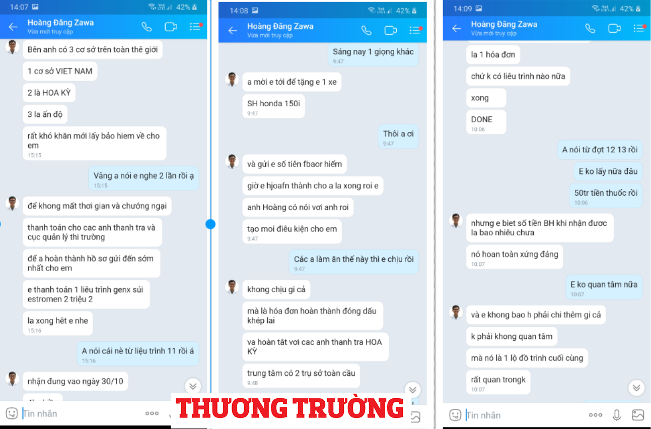 Bài - 3 Lộ mặt đường dây giả danh bác sĩ bán TPCN GenX, Zawa… có tổ chức lừa dối NTD