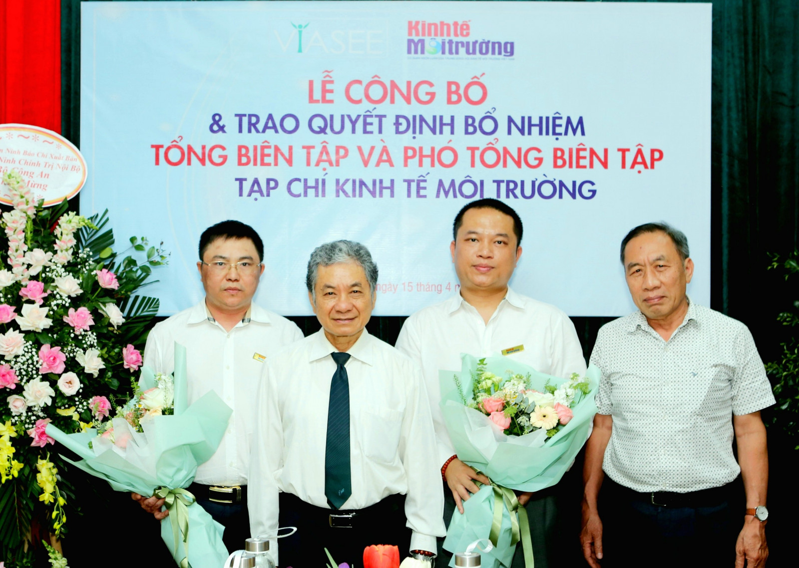 TW Hội Kinh tế Môi trường VN bổ nhiệm Tổng Biên tập, Phó Tổng biên tập Tạp chí Kinh tế Môi trường