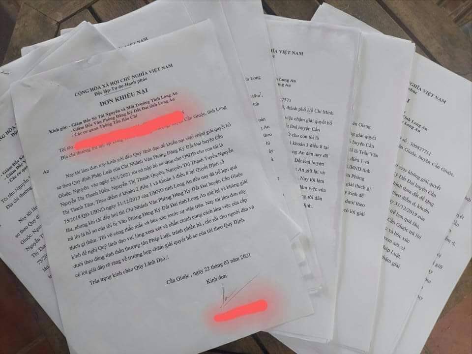 Long An Hàng loạt hồ sơ tách thửa bị “ngâm” do chồng chéo về các quyết định pháp luật