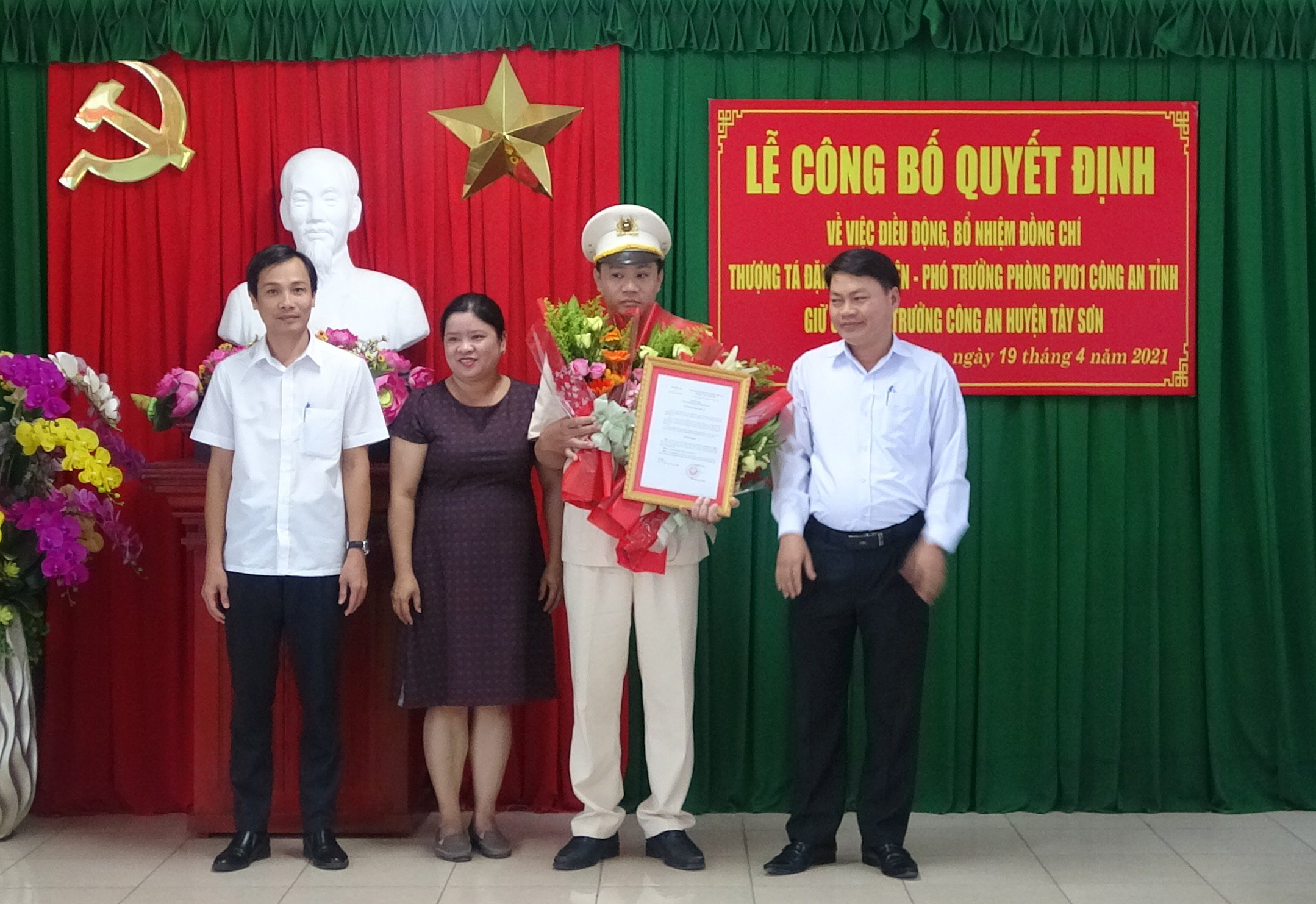 Tân Trưởng Công an huyện Tây Sơn - Bình Định là ai