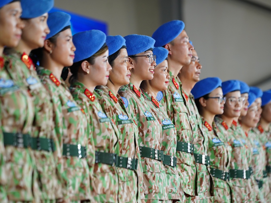 Thêm 24 quân nhân Việt Nam lên đường làm nhiệm vụ tại Nam Sudan