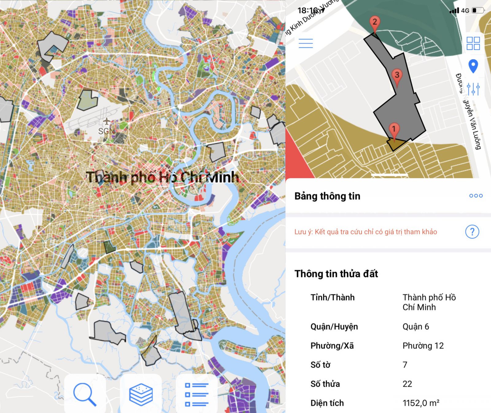 Ứng dụng thông tin quy hoạch chặn các cơn sốt đất