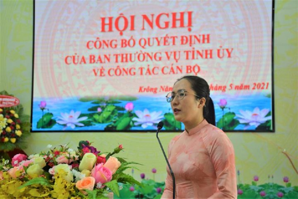 Tân Bí thư Huyện ủy Krông Năng là ai