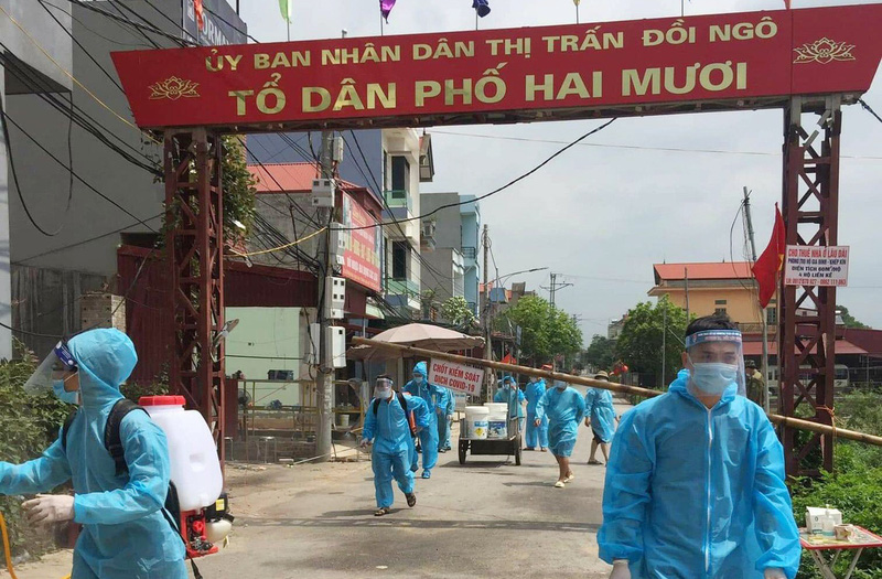 Bắc Giang giãn cách xã hội toàn bộ huyện Lạng Giang và Lục Nam từ 0h ngày 175