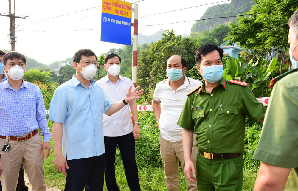 Tuyên Quang phong tỏa 2 thôn sau khi ghi nhận ca mắc COVID-19 đầu tiên