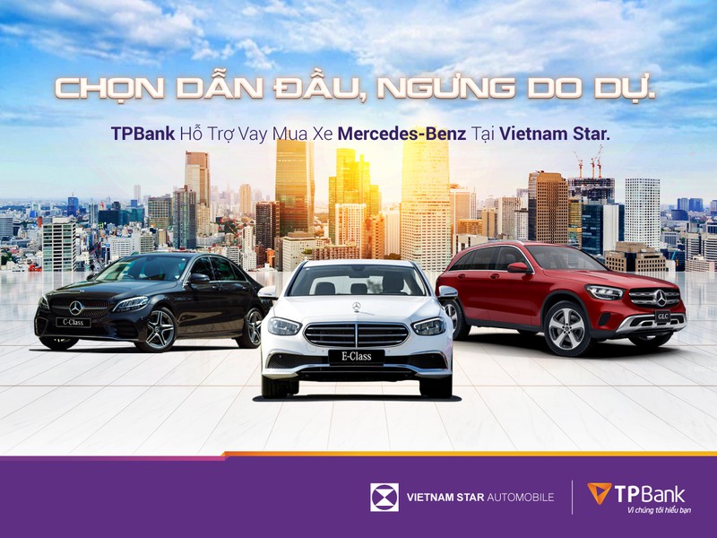 Sở hữu Mercedes-Benz chỉ từ 5 triệu đồngtháng cùng TPBank