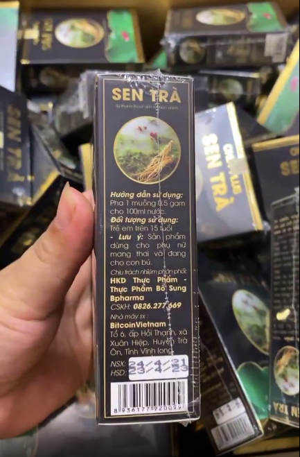 Nghi vấn sản phẩm “Only Plus Sen trà” có chứa chất cấm, không có đơn vị chịu trách nhiệm