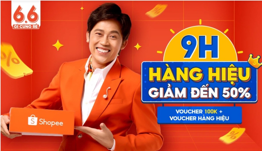 Shopee đồng loạt gỡ toàn bộ hình ảnh Hoài Linh quảng cáo cho chiến dịch 6.6