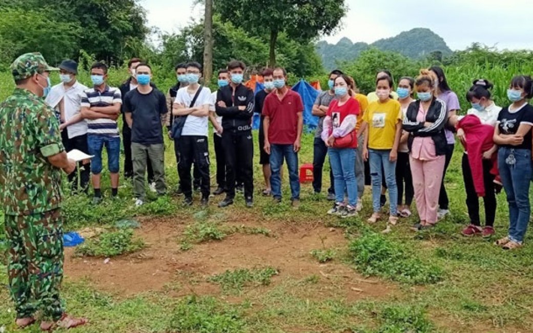 Cao Bằng Phát hiện 59 công dân nhập cảnh trái phép từ Trung Quốc