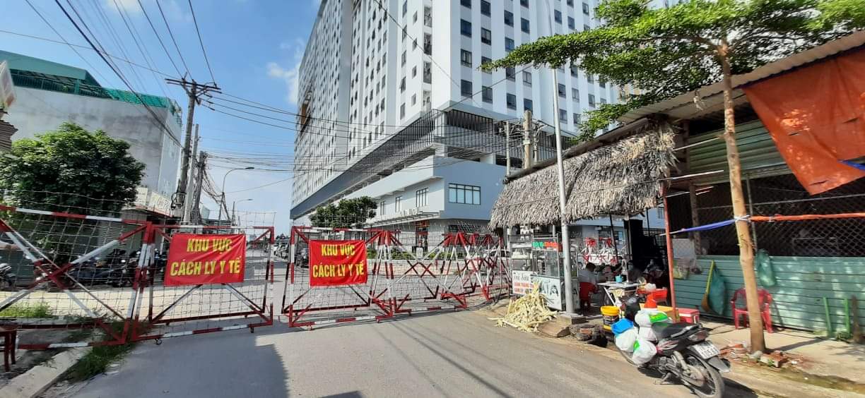 Bình Dương Phong tỏa chung cư Marina Tower vì có ca nghi nhiễm Covid-19