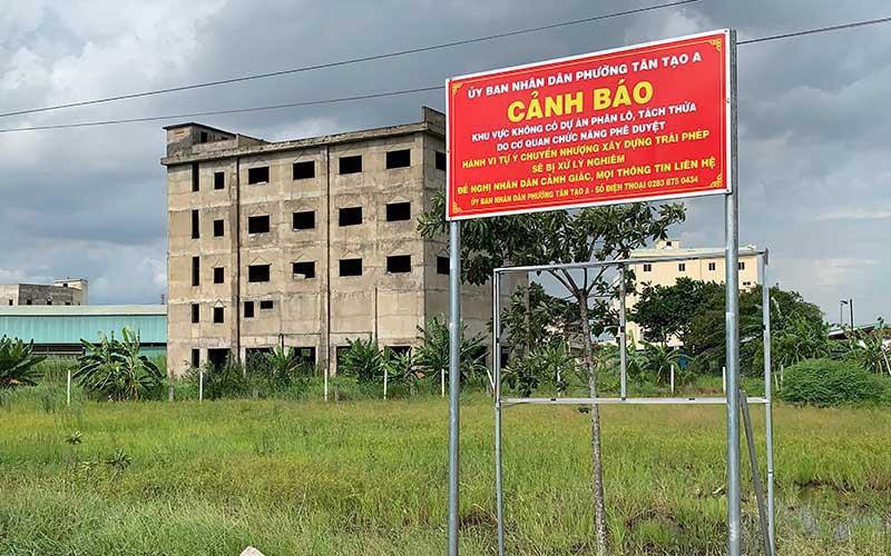 TP.HCM Cảnh báo tình trạng phân lô, bán nền tại 3 khu đất quy hoạch đường xe lửa ở quận Bình Tân