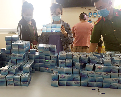 Hà Nội Phát hiện đường dây sản xuất gần 1 tấn mỹ phẩm giả