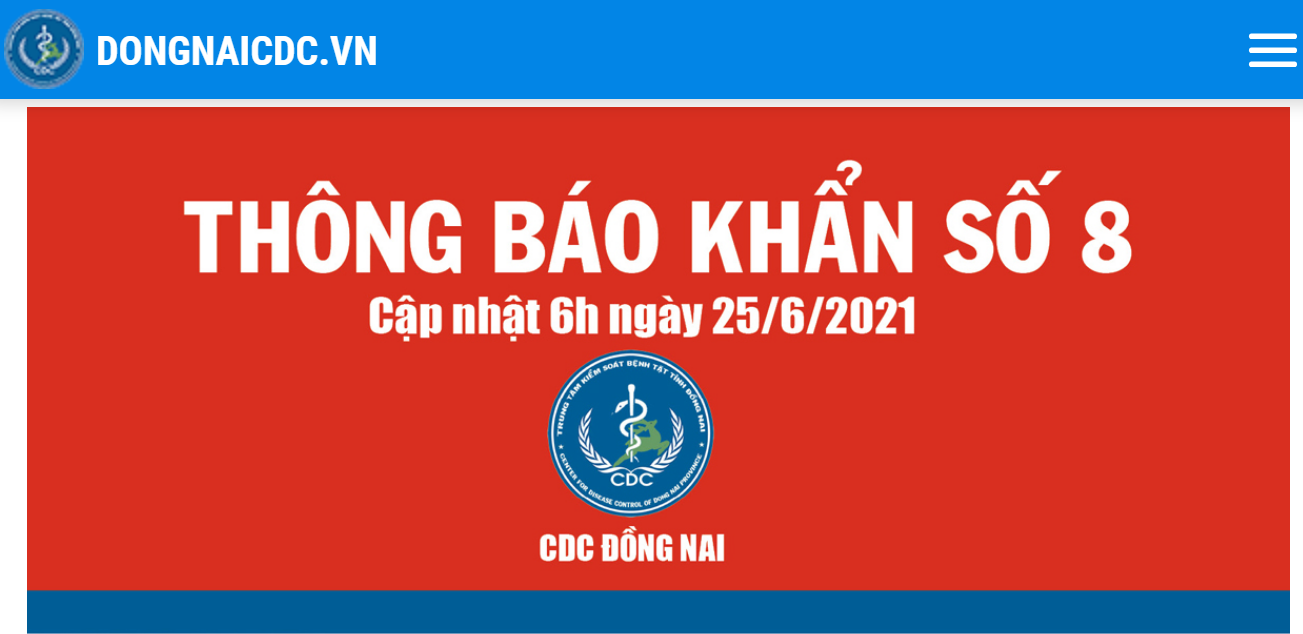 Khẩn CDC Đồng Nai tìm người đến các địa điểm có liên quan ca mắc COVID-19 tại Hải Phòng và Bình Thuận