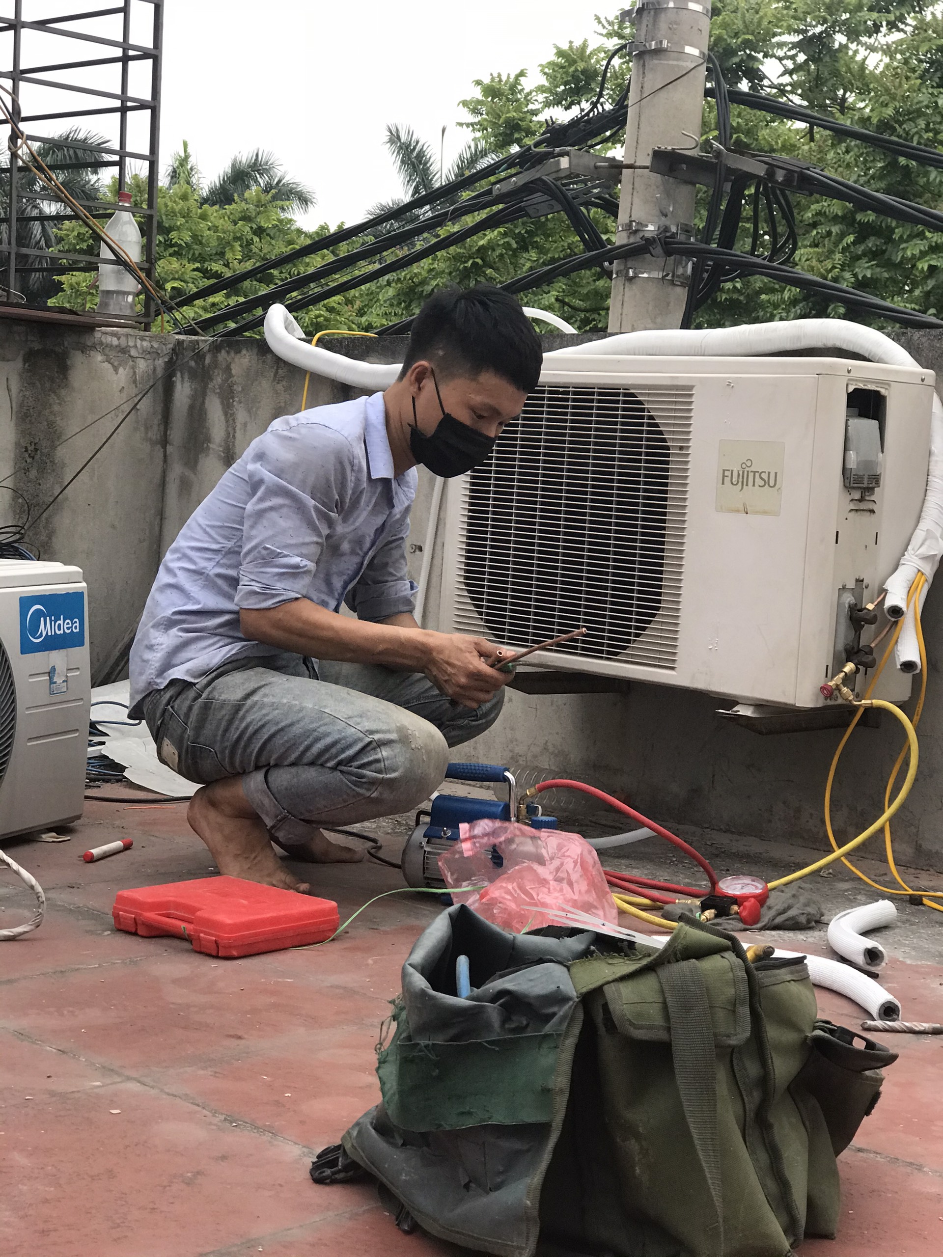 Dịch vụ sửa, chữa điều hòa quá tải trong những ngày nắng nóng