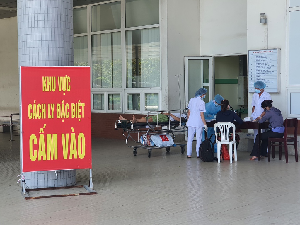 Phong tỏa tạm thời khoa Cấp cứu Bệnh viện Bà Rịa