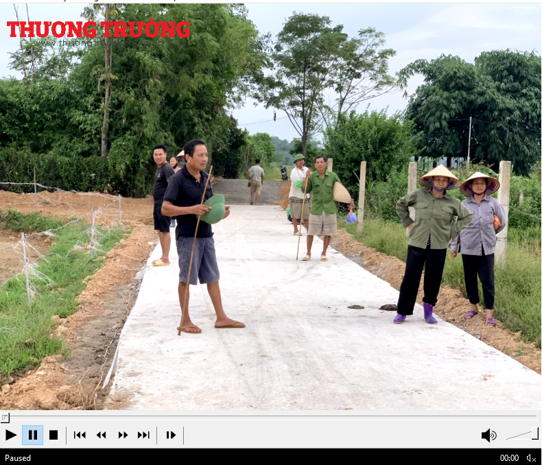 Huyện Ba Vì vào cuộc làm rõ nội dung Thương Trường phản ánh về dự án đường nội đồng tại xã Cẩm Lĩnh