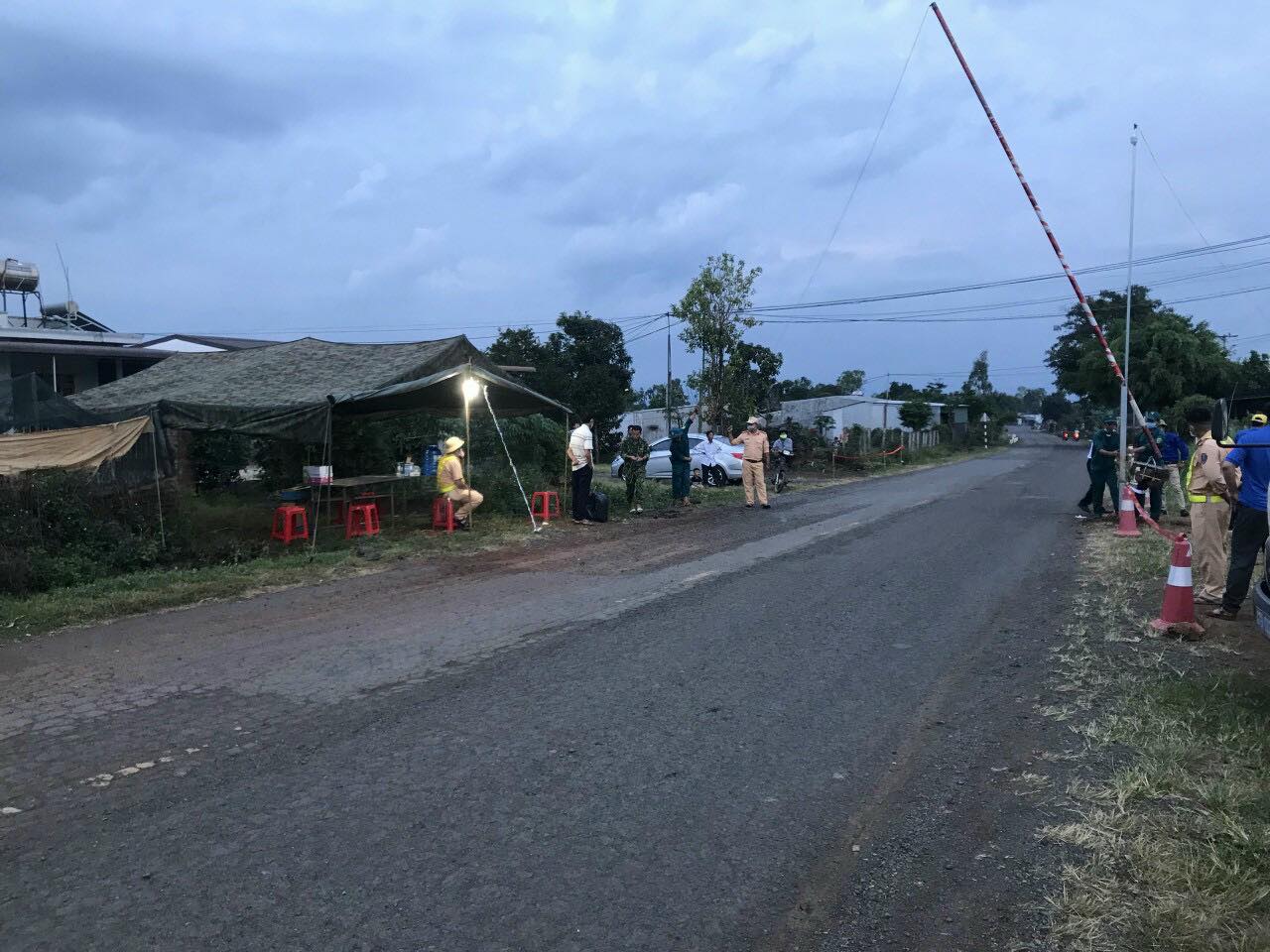 Đắk Lắk Huyện Krông Năng thành lập chốt kiểm soát trên Quốc lộ 29