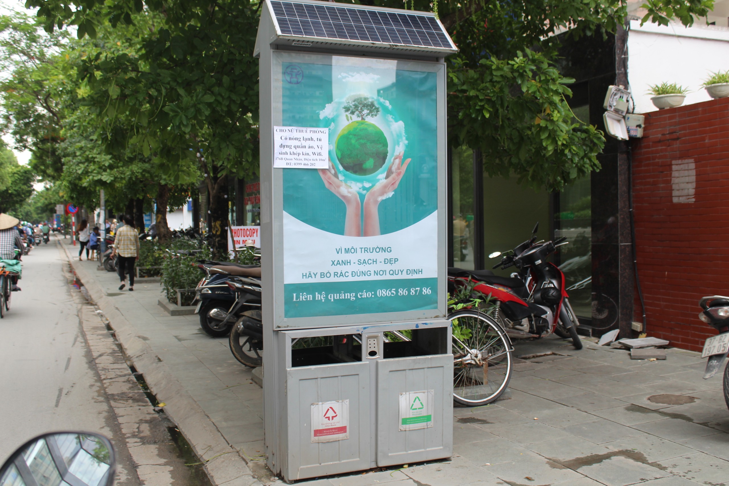 12000 thùng rác công nghệ tại Hà Nội nâng cấp mỹ quan hay sự lãng phí