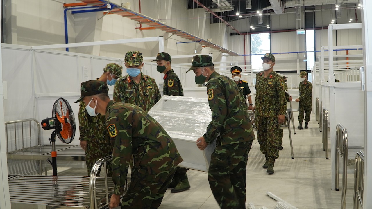 Bình Dương Bệnh viện dã chiến quy mô 1.500 giường chính thức đi vào hoạt động