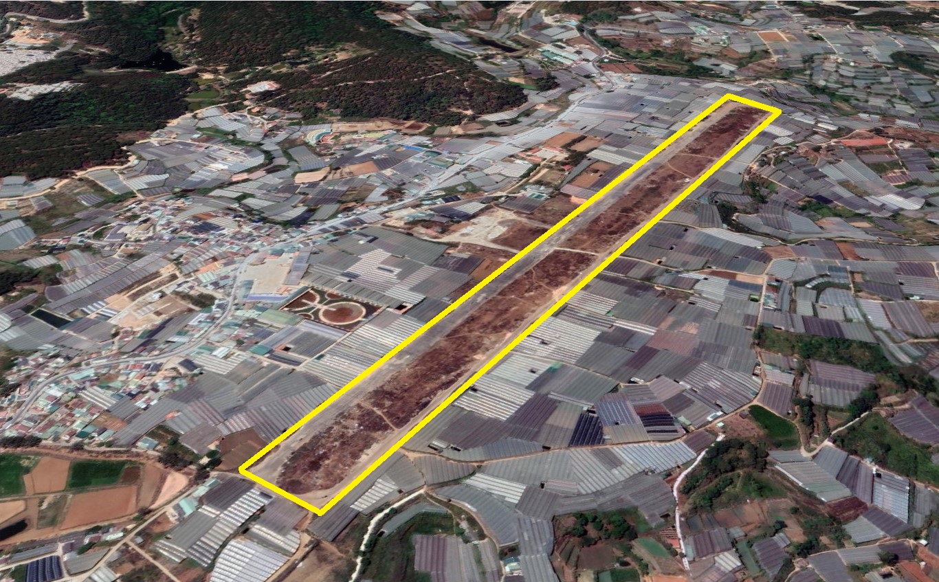 Đề xuất chuyển đất sân bay Cam Ly sang đất dân dụng để phát triển đô thị