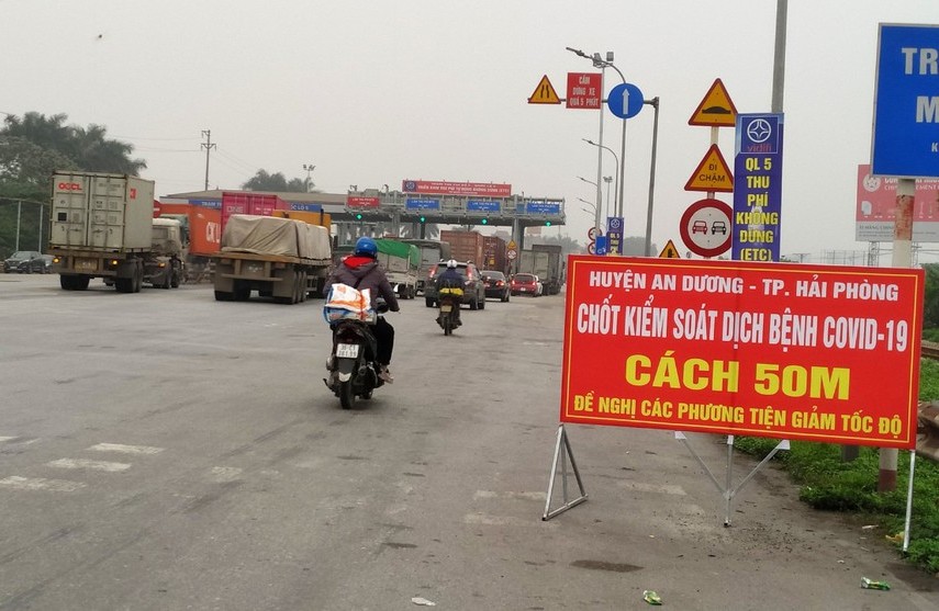 Người từ Hà Nội đến Hải Phòng phải có xét nghiệm PCR âm tính trong vòng 48h