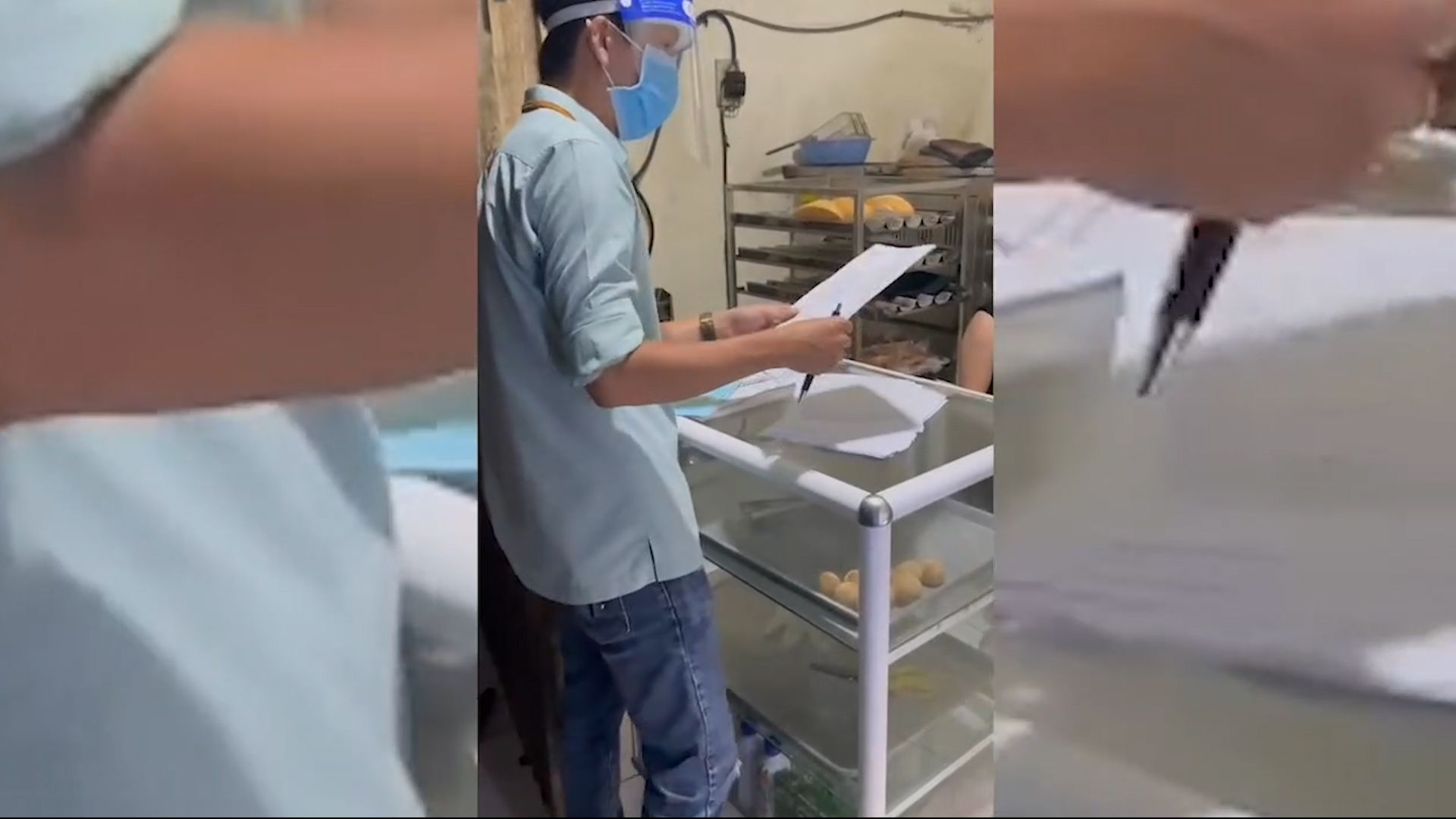 PCT phường phát ngôn bánh mì không phải là lương thực đi kiểm tra lò bánh mì 