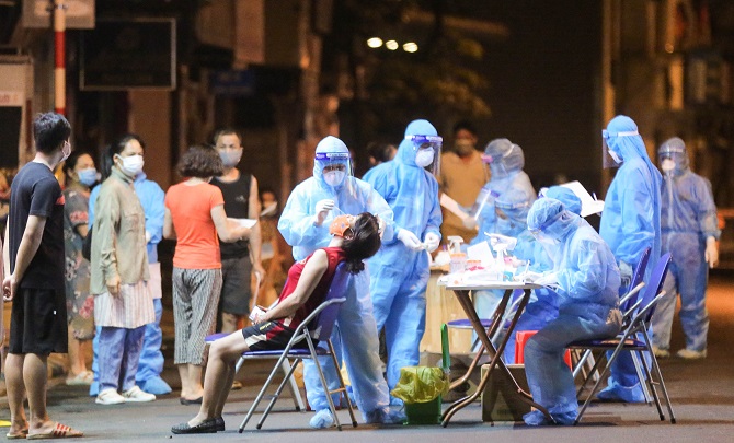 Sáng 237, Hà Nội ghi nhận thêm 21 trường hợp dương tính với SARS-CoV-2